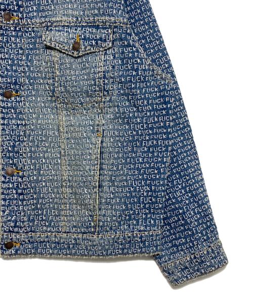 SUPREME（シュプリーム）SUPREME (シュプリーム) Fuck Stitch Denim Trucker Jacket インディゴ サイズ:XLの古着・服飾アイテム