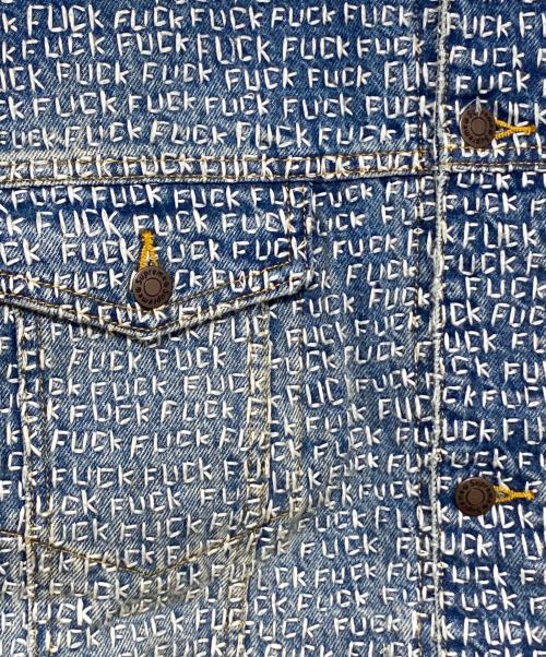 SUPREME（シュプリーム）SUPREME (シュプリーム) Fuck Stitch Denim Trucker Jacket インディゴ サイズ:XLの古着・服飾アイテム