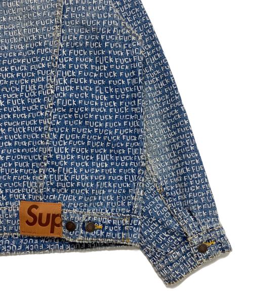 SUPREME（シュプリーム）SUPREME (シュプリーム) Fuck Stitch Denim Trucker Jacket インディゴ サイズ:XLの古着・服飾アイテム