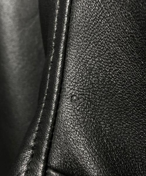 WACKO MARIA（ワコマリア）WACKO MARIA (ワコマリア) LEATHER CAR COAT TYPE-1 ブラック サイズ:XLの古着・服飾アイテム