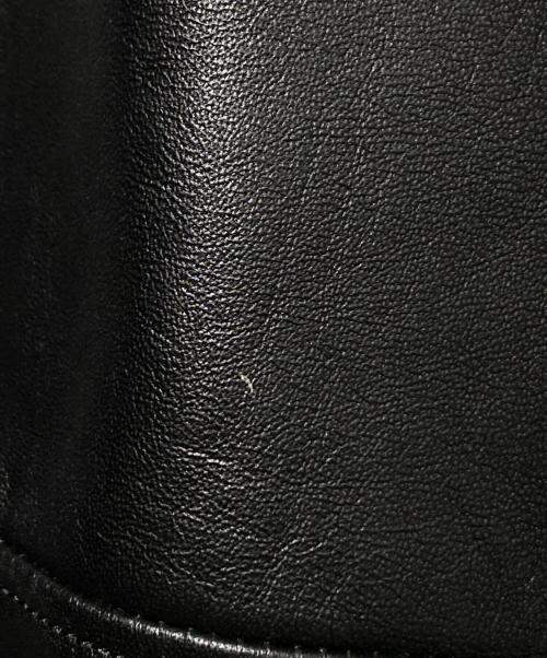 WACKO MARIA（ワコマリア）WACKO MARIA (ワコマリア) LEATHER CAR COAT TYPE-1 ブラック サイズ:XLの古着・服飾アイテム