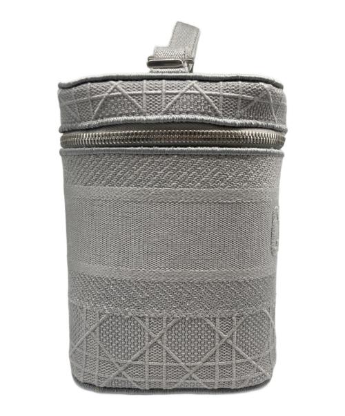 Christian Dior（クリスチャン ディオール）Christian Dior (クリスチャン ディオール) ディーライト バニティバッグ グレーの古着・服飾アイテム