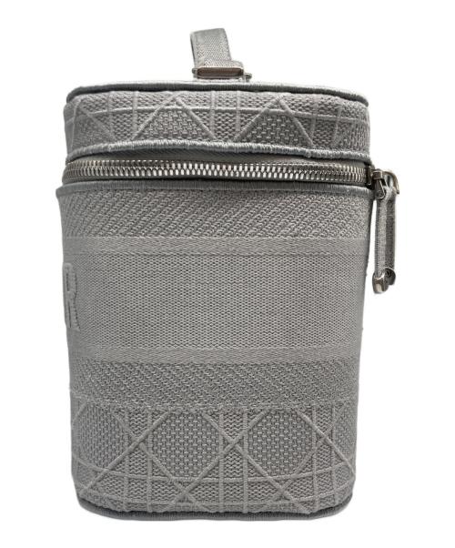 Christian Dior（クリスチャン ディオール）Christian Dior (クリスチャン ディオール) ディーライト バニティバッグ グレーの古着・服飾アイテム