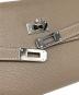 中古・古着 HERMES (エルメス) ケリーウォレット/シルバー金具/ヴォーエプソン/エトゥープ/C刻印 エトゥープ サイズ:ロング：300000円