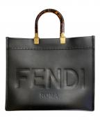 FENDIフェンディ）の古着「サンシャイン ミディアム　トートバッグ」｜ブラック