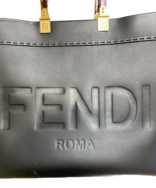 FENDI（フェンディ）FENDI (フェンディ) サンシャイン ミディアム　トートバッグ ブラック サイズ:ミディアムの古着・服飾アイテム