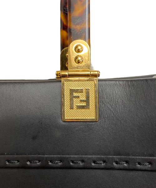 FENDI（フェンディ）FENDI (フェンディ) サンシャイン ミディアム　トートバッグ ブラック サイズ:ミディアムの古着・服飾アイテム