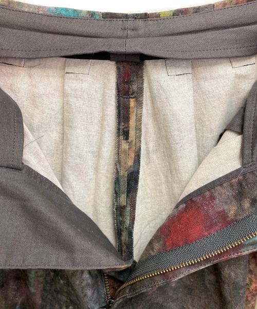 Yohji Yamamoto pour homme（ヨウジヤマモト プールオム）Yohji Yamamoto pour homme (ヨウジヤマモト プールオム) ペイントプリント バルーンパンツ マルチカラー サイズ:2の古着・服飾アイテム