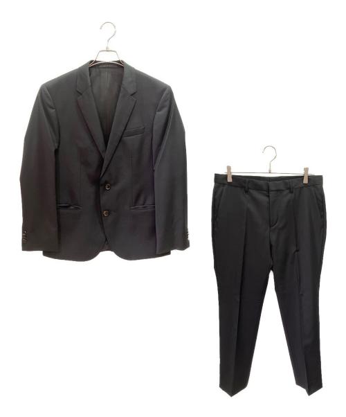 HUGO BOSS（ヒューゴ ボス）HUGO BOSS (ヒューゴ ボス) セットアップスーツ ブラック サイズ:38Sの古着・服飾アイテム