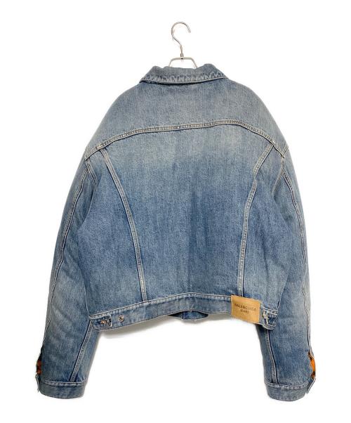 BALENCIAGA（バレンシアガ）BALENCIAGA (バレンシアガ) タイガーボアダメージデニムジャケット サイズ:42の古着・服飾アイテム