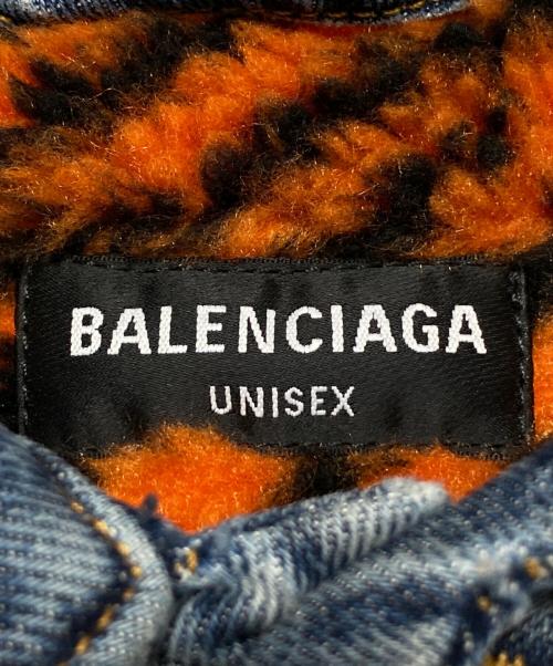 BALENCIAGA（バレンシアガ）BALENCIAGA (バレンシアガ) タイガーボアダメージデニムジャケット サイズ:42の古着・服飾アイテム