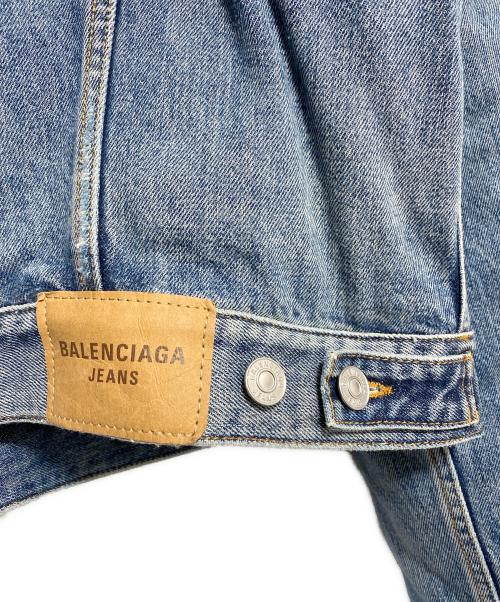BALENCIAGA（バレンシアガ）BALENCIAGA (バレンシアガ) タイガーボアダメージデニムジャケット サイズ:42の古着・服飾アイテム