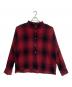 stussy（ステューシー）の古着「LOOSE WEAVE PLAID SHIRT」｜レッド×ブラック