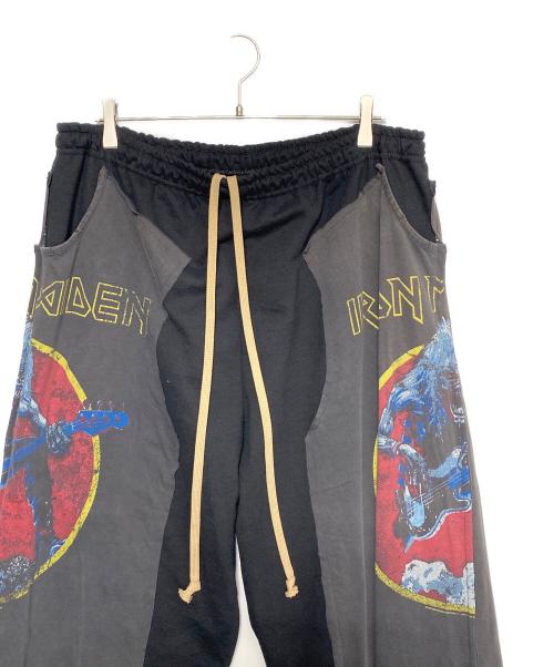 DISCOVERED（ディスカバード）DISCOVERED (ディスカバード) 再構築ドッキングスウェットパンツ グレー×ブラック サイズ:-の古着・服飾アイテム