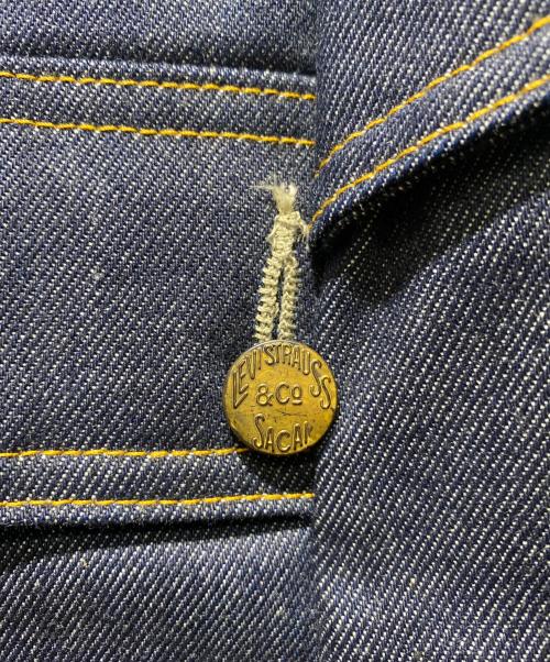 sacai（サカイ）sacai (サカイ) LEVI'S (リーバイス) 25SS ダブルネームドッキングデニムジャケット インディゴ サイズ:4の古着・服飾アイテム