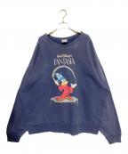 SAINT MICHAEL×DISNEYセントマイケル×ディズニー）の古着「DNF_CREW N SWEAT /FANTSIA」｜ネイビー