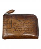 Berlutiベルルッティ）の古着「ブナ スクリットレザー カードホルダー」｜ブラウン