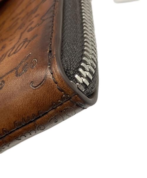 Berluti（ベルルッティ）Berluti (ベルルッティ) ブナ スクリットレザー カードホルダー ブラウンの古着・服飾アイテム