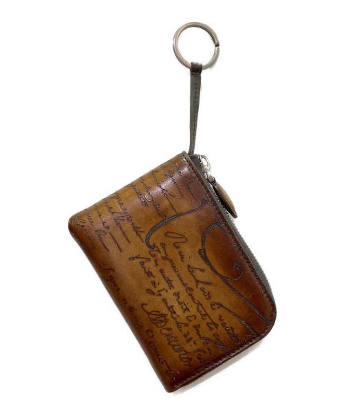 Berluti（ベルルッティ）Berluti (ベルルッティ) ブナ スクリットレザー カードホルダー ブラウンの古着・服飾アイテム