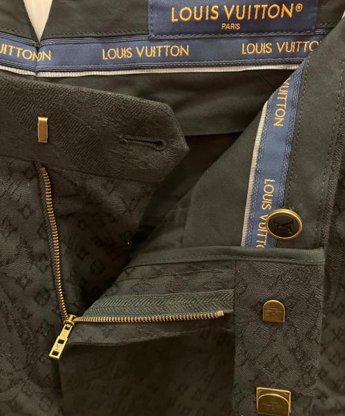 LOUIS VUITTON（ルイ ヴィトン）LOUIS VUITTON (ルイ ヴィトン) モノグラムスラックス ブラック サイズ:48の古着・服飾アイテム