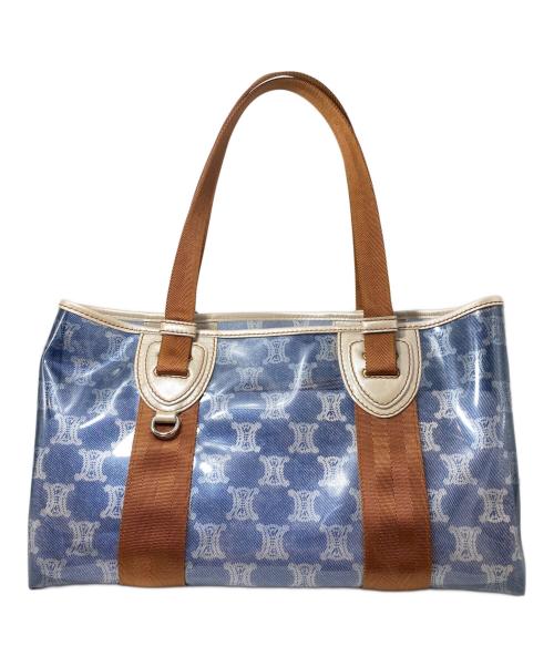 CELINE（セリーヌ）CELINE (セリーヌ) マカダムビニールトートバッグ ブラウンの古着・服飾アイテム