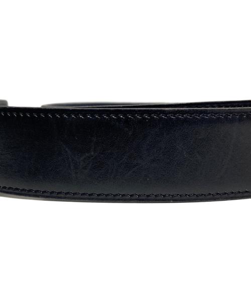 HERMES（エルメス）HERMES (エルメス) H コンスタンスベルト ブラック×ゴールド サイズ:65cmの古着・服飾アイテム