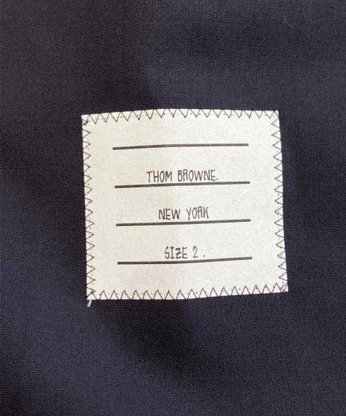 Thom Browne（トムブラウン）Thom Browne (トムブラウン) 平織り 4BAR シャツ ジャケット ネイビー サイズ:2の古着・服飾アイテム