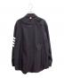 Thom Browne (トムブラウン) 平織り 4BAR シャツ ジャケット ネイビー サイズ:2：65000円