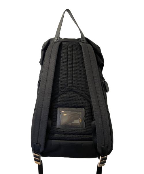 PRADA（プラダ）PRADA (プラダ) 三角ロゴプレート ナイロンリュック ブラックの古着・服飾アイテム
