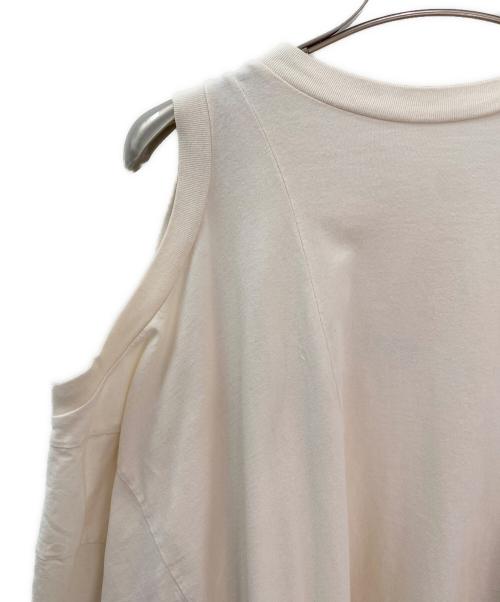 Martin Margiela1（マルタンマルジェラ1）Martin Margiela1 (マルタンマルジェラ1) ダブルスプライド Tシャツ ベージュ サイズ:Sの古着・服飾アイテム