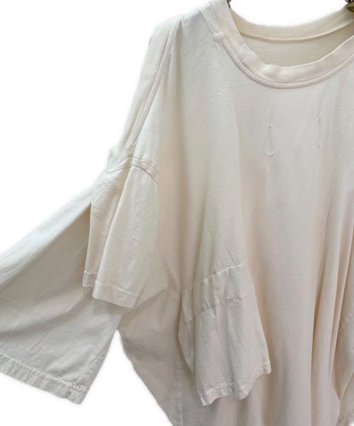 Martin Margiela1（マルタンマルジェラ1）Martin Margiela1 (マルタンマルジェラ1) ダブルスプライド Tシャツ ベージュ サイズ:Sの古着・服飾アイテム