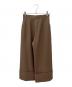 FENDI (フェンディ) モヘア混ワイドパンツ ブラウン サイズ:36：25000円