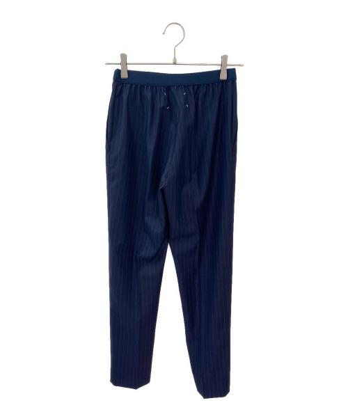 Martin Margiela4（マルタンマルジェラ 4）Martin Margiela4 (マルタンマルジェラ 4) ウエストギャザー テーパードパンツ ネイビー サイズ:36の古着・服飾アイテム