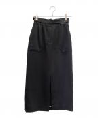 FENDIフェンディ）の古着「スリットスカート」｜ブラック
