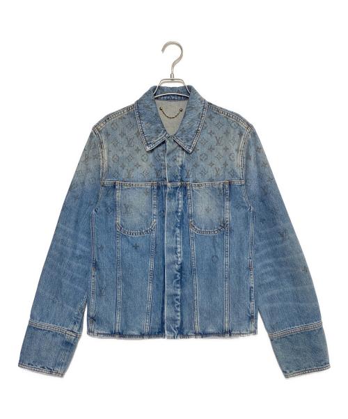 LOUIS VUITTON（ルイ ヴィトン）LOUIS VUITTON (ルイ ヴィトン) モノグラムデニムジャケット インディゴ サイズ:44の古着・服飾アイテム