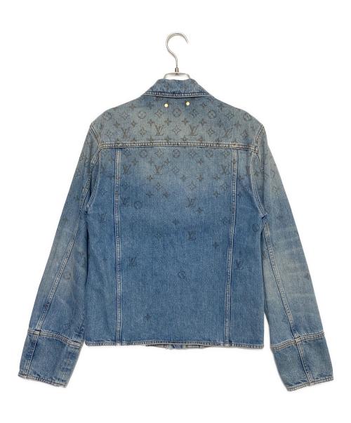 LOUIS VUITTON（ルイ ヴィトン）LOUIS VUITTON (ルイ ヴィトン) モノグラムデニムジャケット インディゴ サイズ:44の古着・服飾アイテム