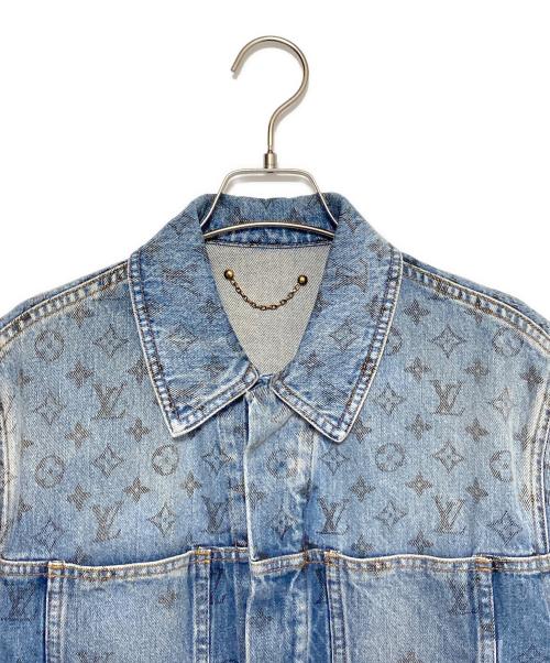 LOUIS VUITTON（ルイ ヴィトン）LOUIS VUITTON (ルイ ヴィトン) モノグラムデニムジャケット インディゴ サイズ:44の古着・服飾アイテム