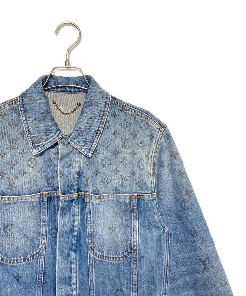 LOUIS VUITTON（ルイ ヴィトン）LOUIS VUITTON (ルイ ヴィトン) モノグラムデニムジャケット インディゴ サイズ:44の古着・服飾アイテム