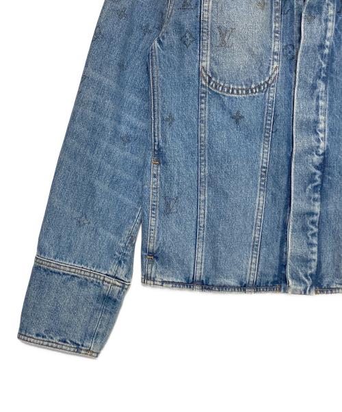 LOUIS VUITTON（ルイ ヴィトン）LOUIS VUITTON (ルイ ヴィトン) モノグラムデニムジャケット インディゴ サイズ:44の古着・服飾アイテム
