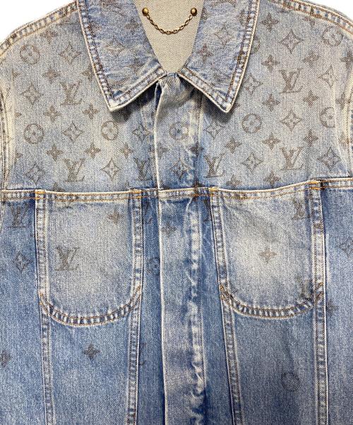 LOUIS VUITTON（ルイ ヴィトン）LOUIS VUITTON (ルイ ヴィトン) モノグラムデニムジャケット インディゴ サイズ:44の古着・服飾アイテム