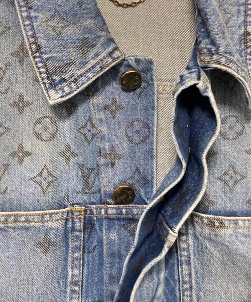 LOUIS VUITTON（ルイ ヴィトン）LOUIS VUITTON (ルイ ヴィトン) モノグラムデニムジャケット インディゴ サイズ:44の古着・服飾アイテム