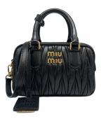 MIU MIUミュウミュウ）の古着「アルカディマテラッセ スモール」｜ブラック