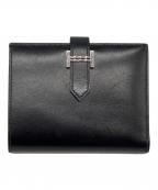 HERMESエルメス）の古着「ベアン コンパクト」｜ブラック