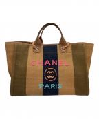 CHANELシャネル）の古着「ドーヴィル GM」｜ブラウン