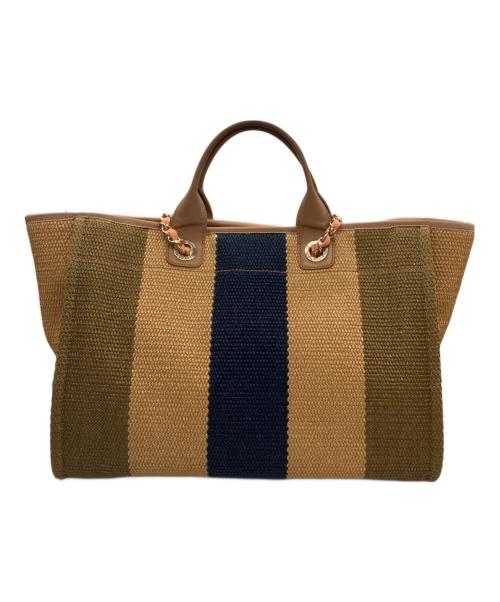 CHANEL（シャネル）CHANEL (シャネル) ドーヴィル GM ブラウン サイズ:GMの古着・服飾アイテム