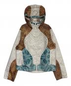 LOUIS VUITTONルイ ヴィトン）の古着「モノグラムグラデーションナイロンジップブルゾン」｜ブラウン×ホワイト