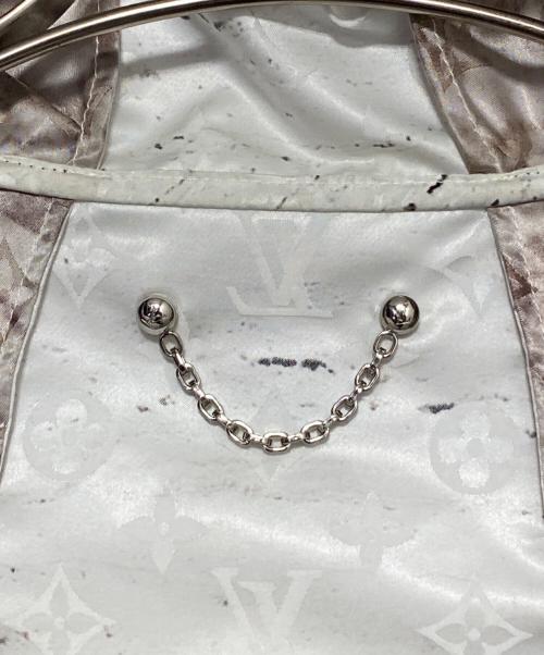 LOUIS VUITTON（ルイ ヴィトン）LOUIS VUITTON (ルイ ヴィトン) モノグラムグラデーションナイロンジップブルゾン ブラウン×ホワイト サイズ:48の古着・服飾アイテム