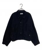 BALENCIAGAバレンシアガ）の古着「アップサイドダウン デニムジャケット」｜ブラック