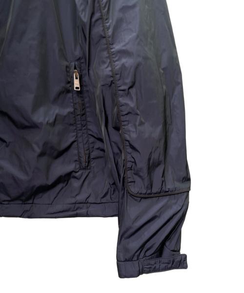 PRADA（プラダ）PRADA (プラダ) フーデットポリエステルジャケット ネイビー サイズ:Mの古着・服飾アイテム