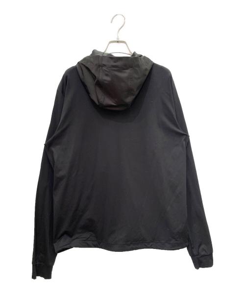 PRADA（プラダ）PRADA (プラダ) トライアングルロゴ ジップパーカー ブラック サイズ:Mの古着・服飾アイテム